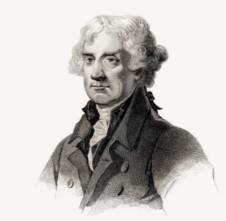 Portrait of Thomas Jefferson, 1743 - 1826, third president of the United States and principal