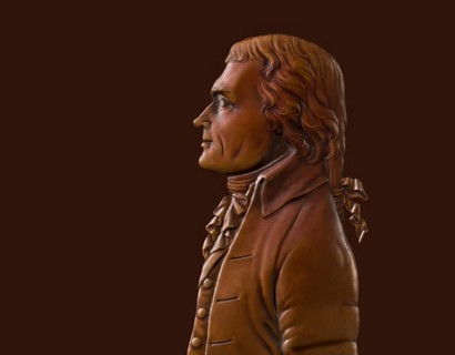 Portrait of Thomas Jefferson, 1743 - 1826, third president of the United States and principal