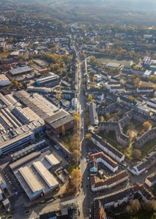 Aerial view, ZF Industrieantriebe Witten GmbH, Ardeystraße, Wittener Werkstadt events, Husemann