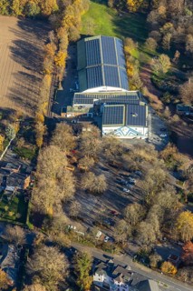 Aerial view, sports and leisure park Klingerhuf, Wilhelm-Reuter-Allee, Neukirchen,