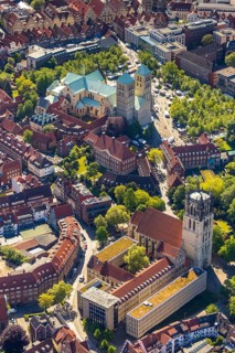 Aerial view, Old Town, St Paul's CathedralSt Paul's Cathedral, Cathedral Square, cath.