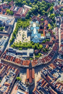 Aerial view, Old Town, St Paul's CathedralSt Paul's Cathedral, Cathedral Square, Catholic St.