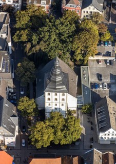 Aerial view, Jakobikirche, Lippstadt, Kreis Soest, North Rhine-Westphalia, Germany, place of