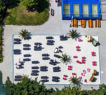 Aerial view, adventure pool, Aqua Spa and Aqua Fun Soest, outdoor pool, bathers, Soest, Soester
