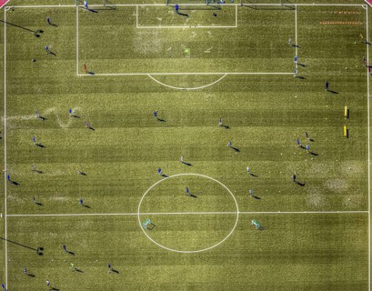 Aerial photo, Baumhofstadion, training games, Niedersprockhövel, Sprockhövel, Ruhr area, North