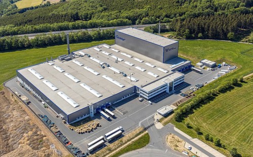 Aerial view, Grünewald industrial estate, OTTO FUCHS Surface Technology GmbH & Co. KG,