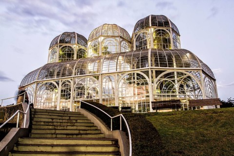 Estufa do Jardim Botânico de Curitiba. Curitiba, Paraná, Brasil. / Greenhouse of Botanic Garden.