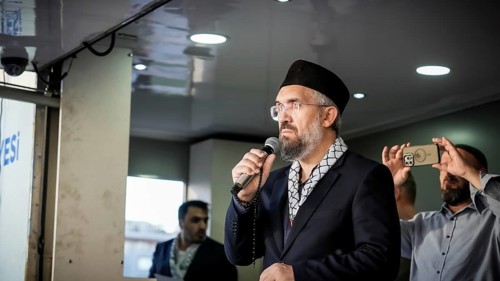 Gaziantep, Türkiye – October 11, 2025: Thousands of Turkish citizens take part in a large