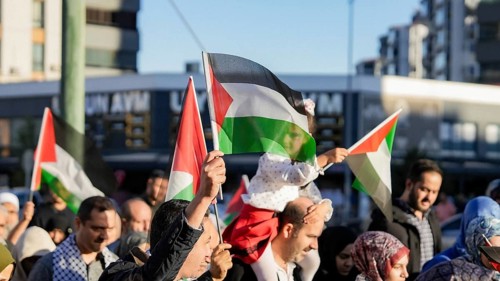 Gaziantep, Türkiye – October 11, 2025: Thousands of Turkish citizens take part in a large