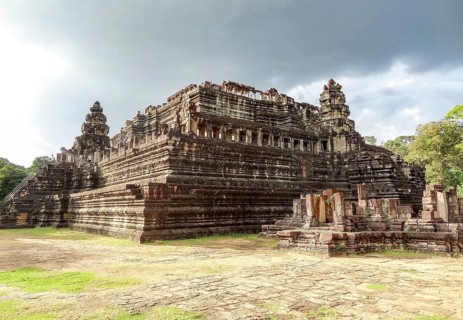 Temple area named Baphuon in Angkor Thom located in Cambodia