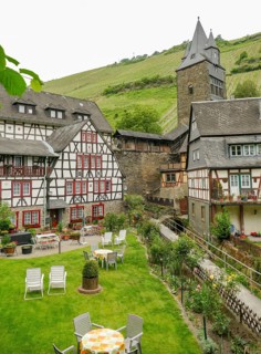 The Malerwinkel in Bacharach at the Middle Rhine area in Germany