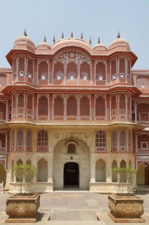 The city palace in Jaipur, located in Rajasthan, India