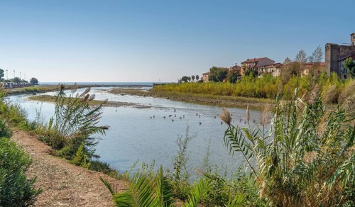 Impression of Ventimiglia, a town in the province of Imperia in Liguria, northern Italy