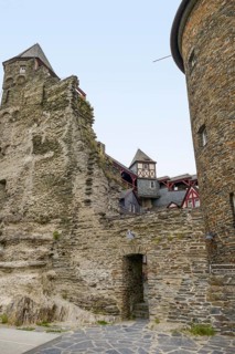 Stahleck castle near Bacharach at the Middle Rhine area in Germany