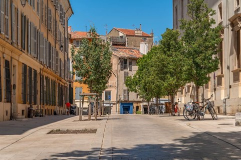 Impression of Aix-en-Provence, a city and commune in the Provence region of southern France