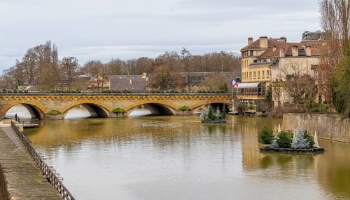 Impression of Metz, a city in the Lorraine region located in northeast France