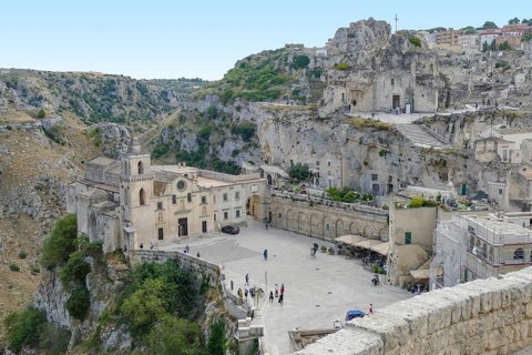 Impression around Matera in the region of Basilicata in Southern Italy