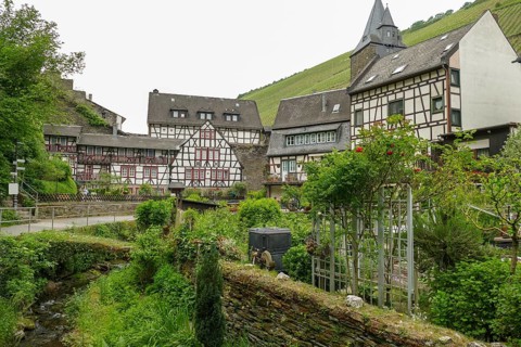 The Malerwinkel in Bacharach at the Middle Rhine area in Germany