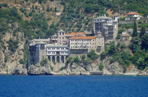 Coastal settlement around Chalkidiki, a peninsula and part of the region of Central Macedonia in
