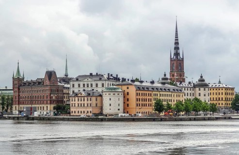 City view of Stockholm, the capital of Sweden