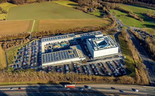 Aerial photo, ENERVIE - Südwestfalen Energie und Wasser AG, ADUG -