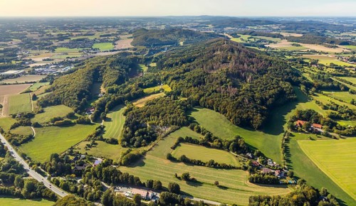 Aerial photo, Teutoburg Forest, Große Egge, Hermannsweg, Halle, East Westphalia-Lippe, OWL, North