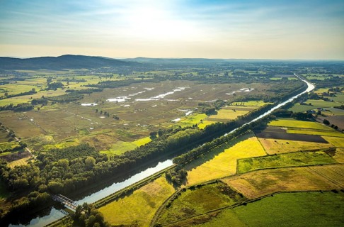 Aerial photo, Großes Torfmoor, Gehlenbeck, Hille, Lübbecke, Ostwestfalen-Lippe, OWL, North