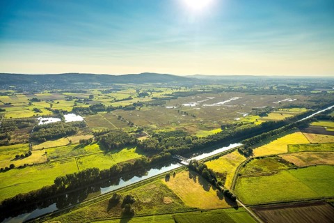 Aerial photo, Großes Torfmoor, Gehlenbeck, Hille, Lübbecke, Ostwestfalen-Lippe, OWL, North
