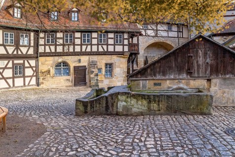 Medieval location named Old Palace in Bamberg, Bavaria