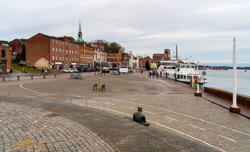Impression of Kappeln, a town in Schleswig-Holstein in Northern Germany