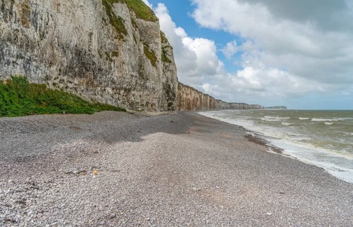 Scenery around Veules-les-Roses, a commune in the Seine-Maritime department in the Normandy region