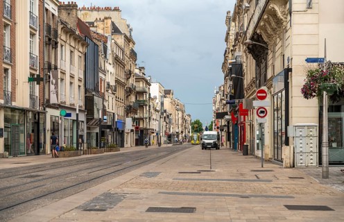 Impression of Reims, the most populous city in the French department of Marne