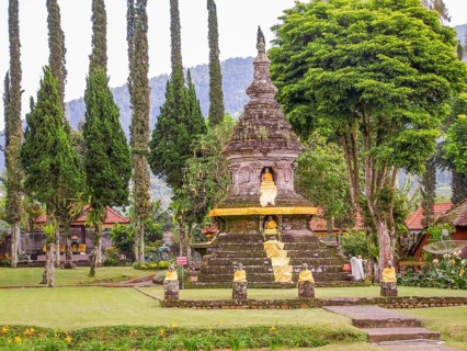 Water temple named Pura Ulun Danu Bratan at Bali, Indonesia