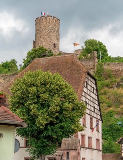 Impression of Kaysersberg, a historical town and former commune in Alsace in northeastern France