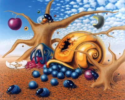 Surreal painting done by me named Substantial Transformation