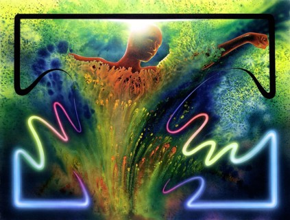 Painting done by me named Spirit of the Time
