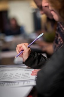 DEU Germany Germany Berlin Writing seminar at the Literaturhaus