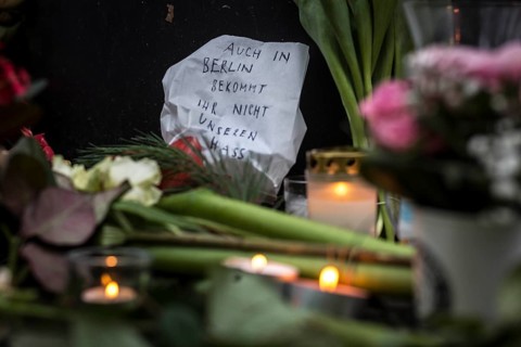 DEU Germany Germany Berlin Day after the attack on the Christmas market at the Memorial Church
