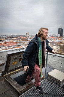 DEU Germany Germany Berlin The city councillor for Kreuzberg-Friedrichshain, Florian Schmidt, poses