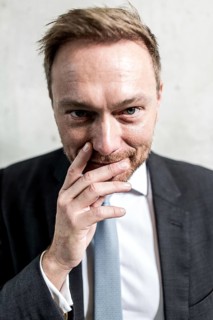DEU Germany Germany Berlin FDP chairman Christian Lindner visits the TAZ. Portrait photos