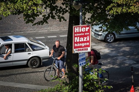 DEU Germany Germany Berlin Election poster of 'Die Partei' at the Schlesisches Tor