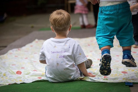 DEU Germany Germany Berlin Summer party at the Nordwest day care centre on Prager Platz