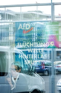 DEU Germany Germany Berlin AFD press conference on immigration and crime with Alice Weidel and