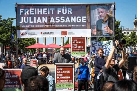 DEU Germany Germany Berlin Support action of the Socialist Equality Party SGP for the release of