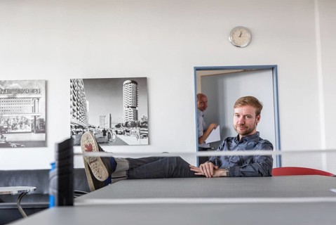 DEU Germany Germany Berlin The Berlin Minister of State for Culture Tim Renner in his office in