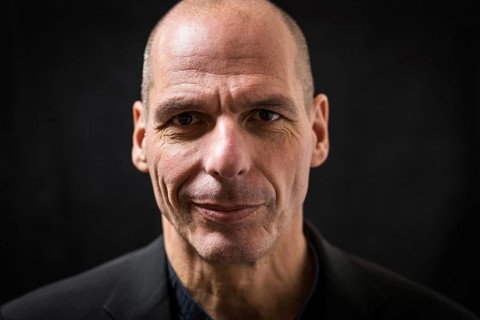 DEU Germany Germany Berlin Former Greek Finance Minister Yanis Varoufakis at an interview in