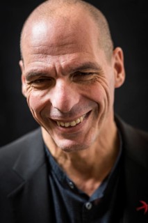 DEU Germany Germany Berlin Former Greek Finance Minister Yanis Varoufakis at an interview in