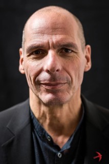 DEU Germany Germany Berlin Former Greek Finance Minister Yanis Varoufakis at an interview in