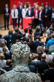 DEU Germany Germany Berlin SPD press conference and photo opportunity after the lost state election