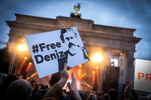 DEU Germany Germany Berlin The solidarity event for imprisoned Turkish journalists organised by
